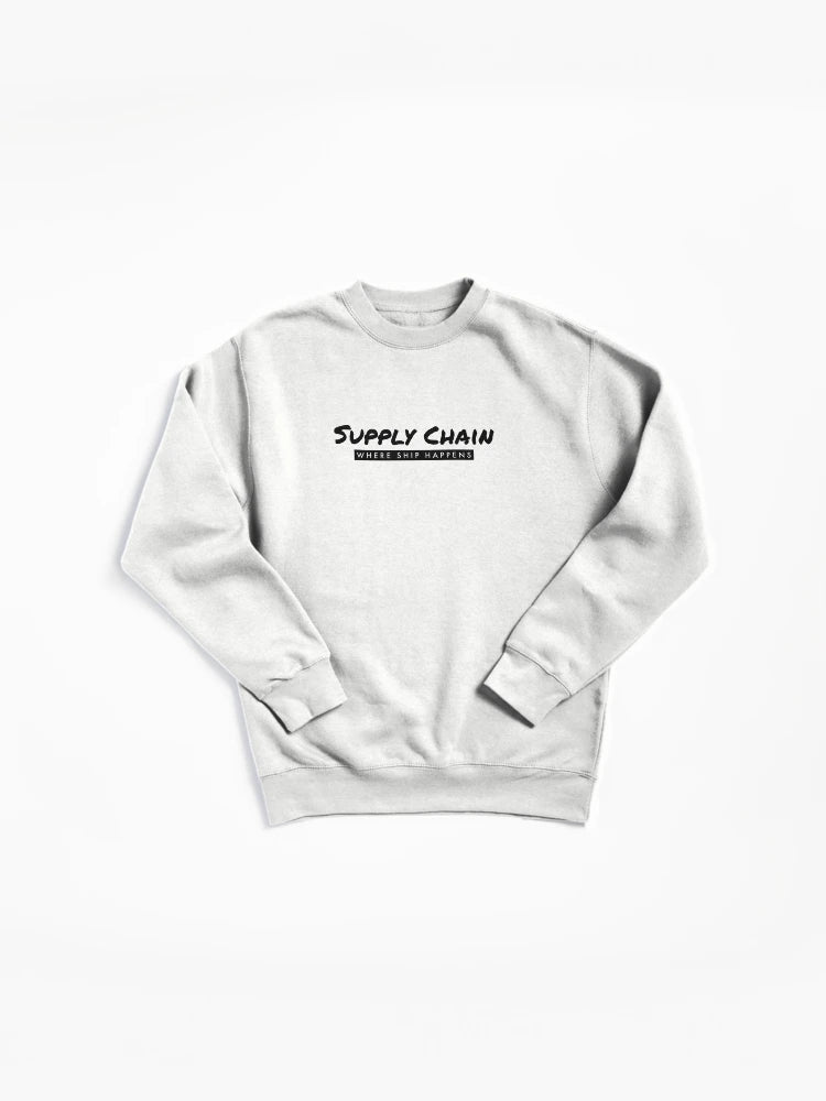 Funny Supply Chain Pullover - Logistics Humor Graphic Hoodie