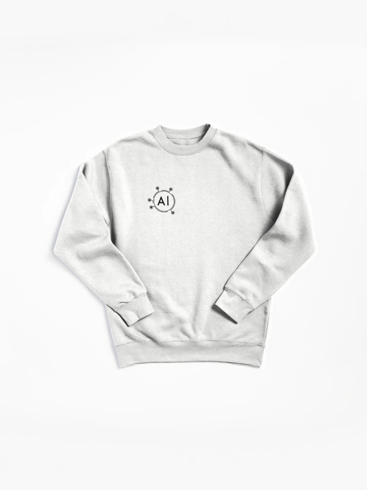 Artificial Intelligence Graphic Pullover - Smart Tech Design Sweatshirt