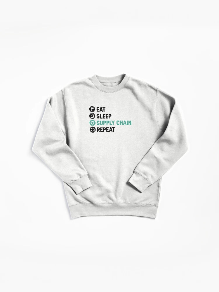 Supply Chain Management Repeat Quote Pullover Sweatshirt