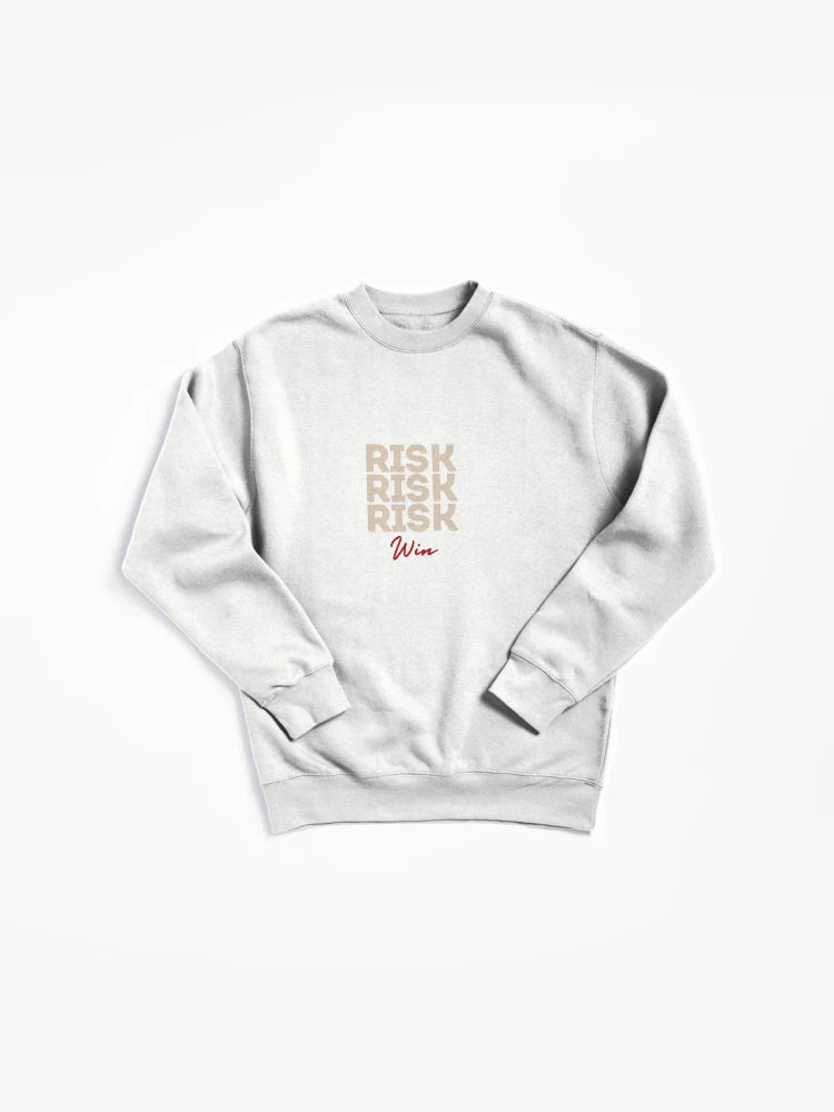 Risk and Win Pullover - Bold Competitive Achievement Hoodie