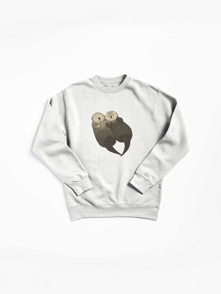 Significant Otters Pullover - Cute Couple Love Pullover Sweatshirt