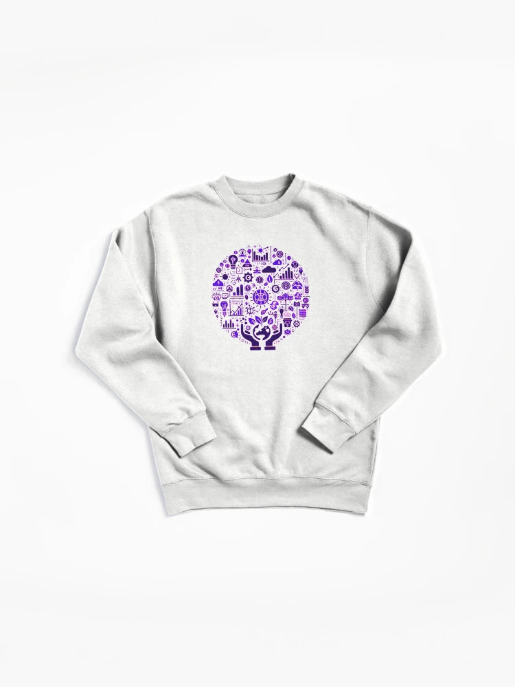 Eco Friendly Green Invest Artwork Pullover Sweatshirt