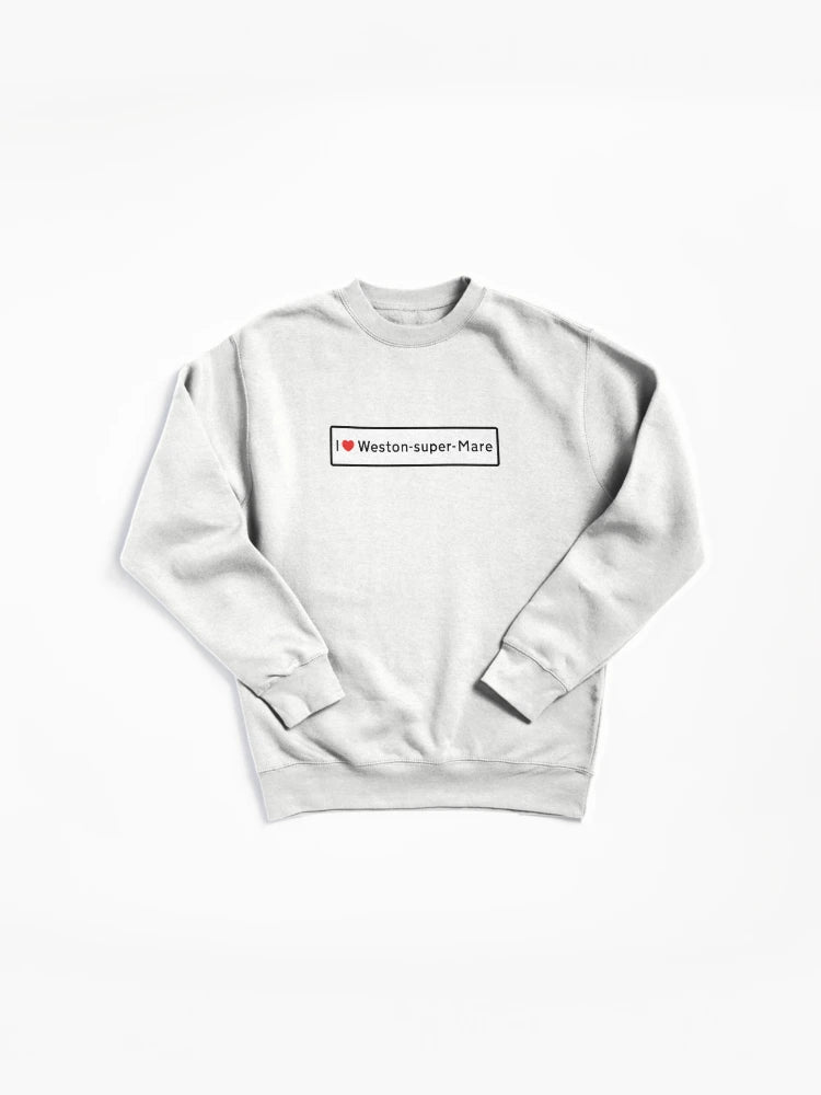 I Love Weston-super-Mare Pullover - Travel Souvenir Sweatshirt
