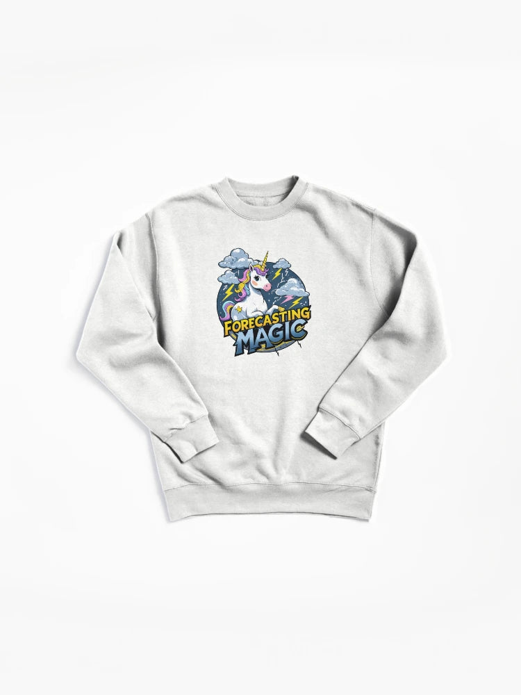 Forecasting Magic Unicorn: Cute Weather Guru Graphic Pullover