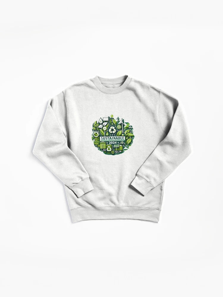 Sustainable 2024 Eco-Friendly Future Pullover Sweatshirt