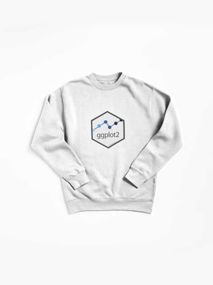 Ggplot2 Tidyverse Library Pullover Sweatshirt - R Programmer Style