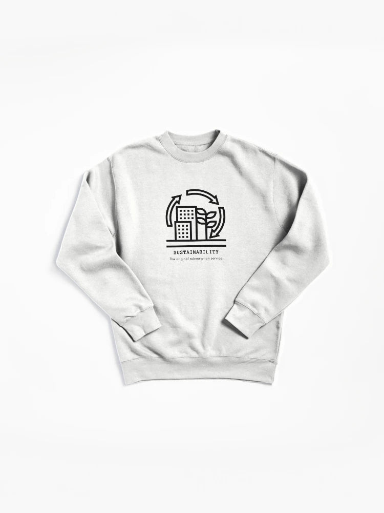 Sustainability Matters Eco Conscious Pullover Sweatshirt