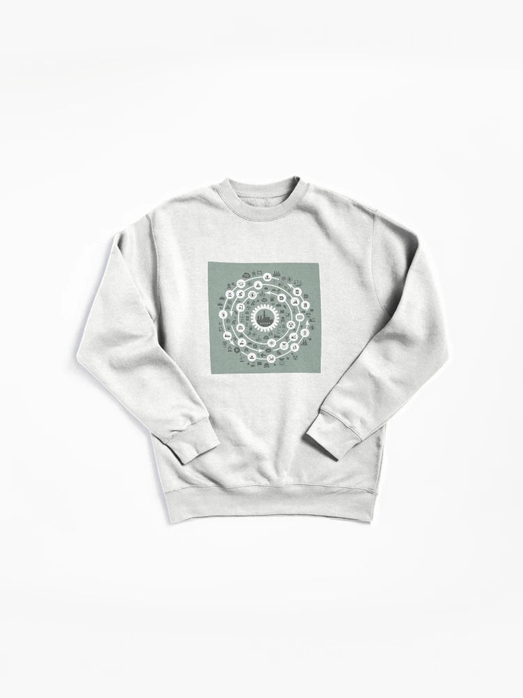 Industry Circle Sustainability Concept Pullover Sweatshirt