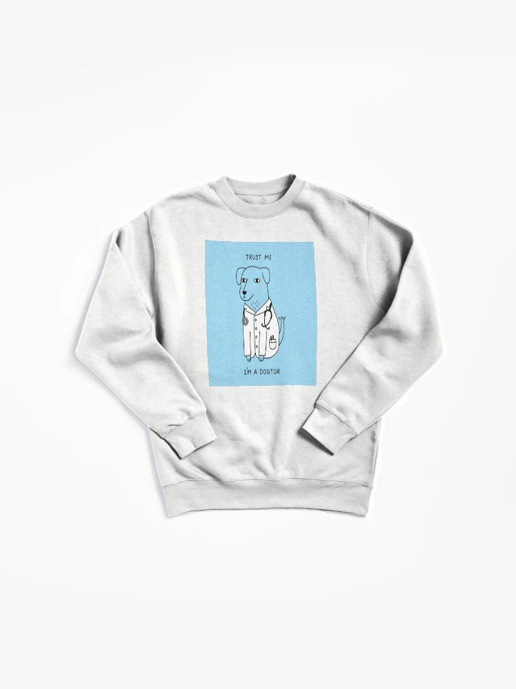 Dogtor Funny Veterinary Pullover Sweatshirt - Animal Doctor Gift