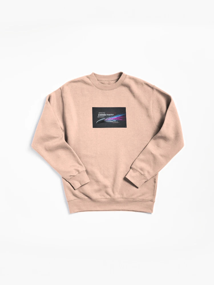 Fiber Optic Burst Pullover - High-Speed Network Pullover Sweatshirt
