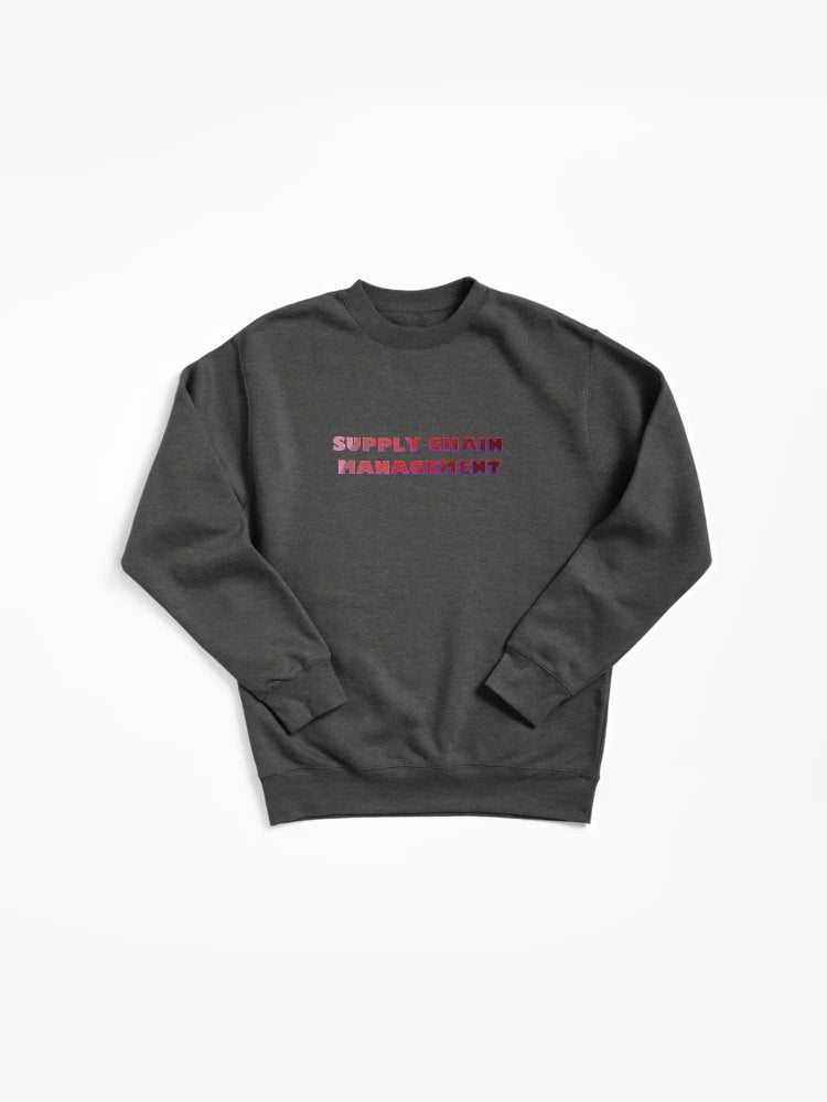 Supply Chain Management Degree - Glitch Text Student Pullover