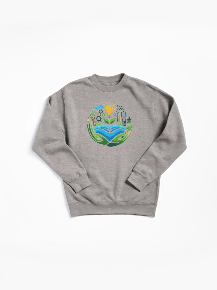 Nature Protection Pullover Sweatshirt - Earth-Friendly Apparel