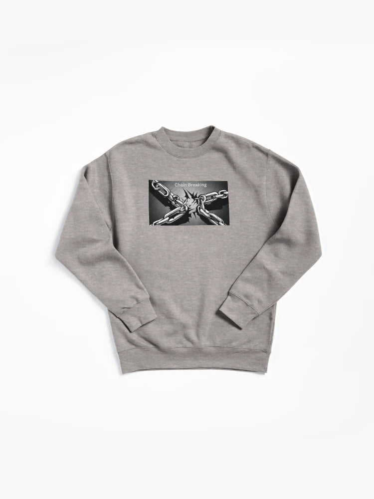 Chain Breaking Pullover - Empowerment and Freedom Graphic Hoodie