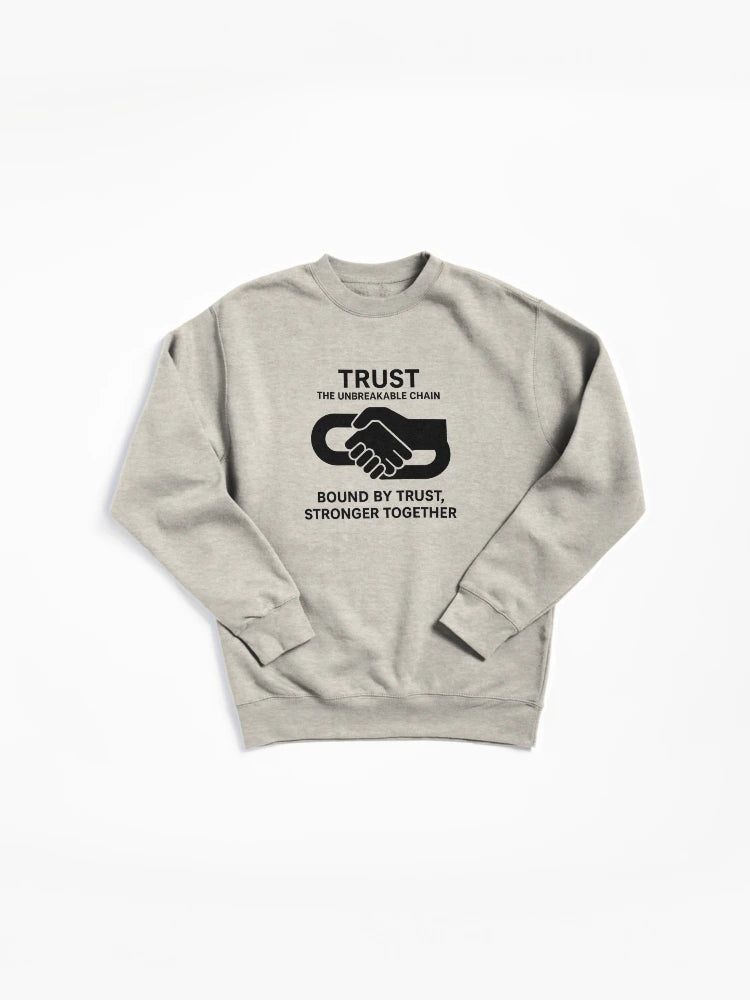 Unbreakable Trust Chain Pullover - Strength in Unity Hoodie
