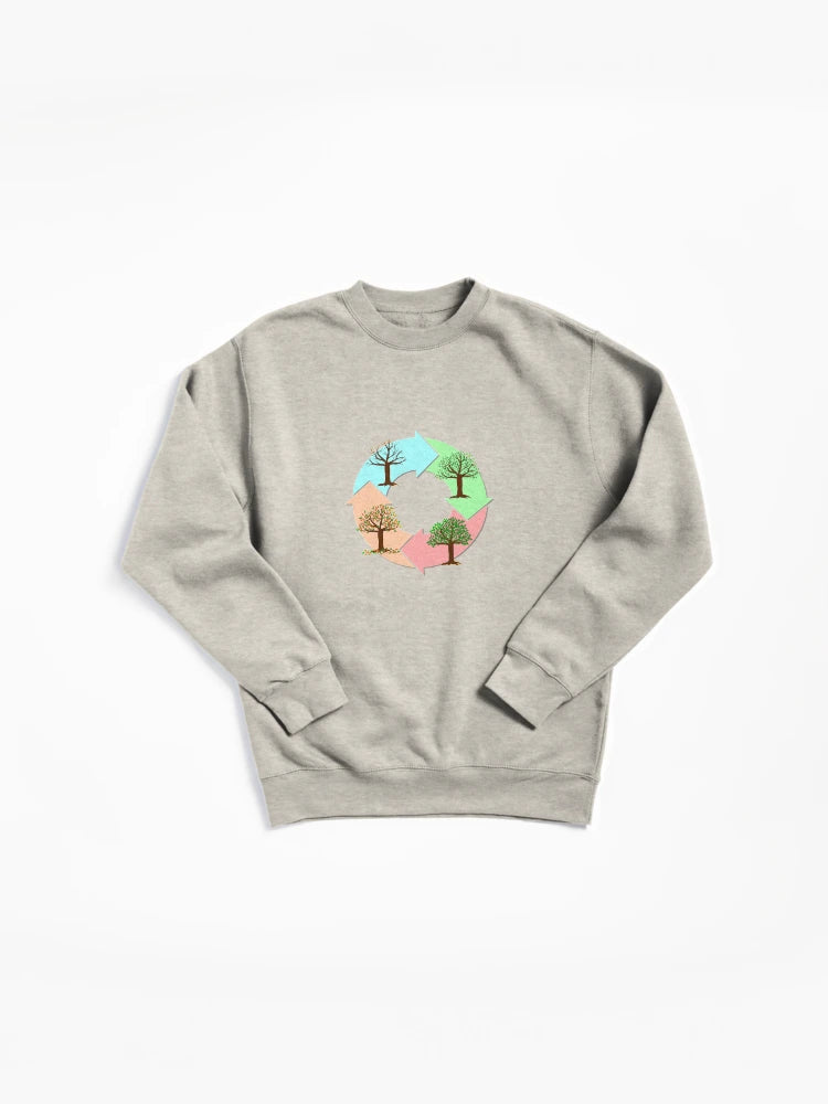 Seasons Of The Year Nature Cycles Pullover Sweatshirt