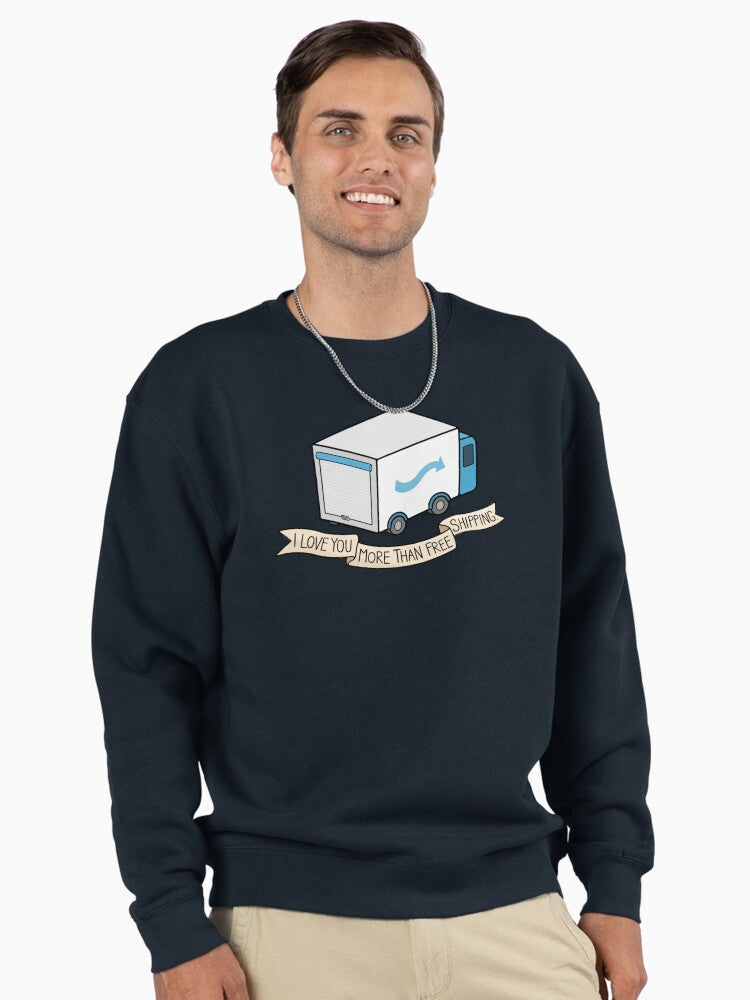 Free Shipping Pullover Sweatshirt - Marketing Expert Apparel Blue