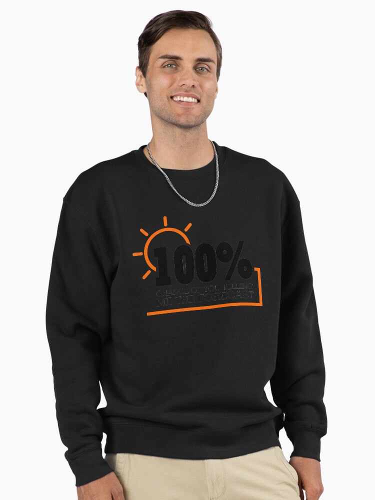 Funny Weather Geek Forecast Pullover Sweatshirt - Meteorologist Gift Black