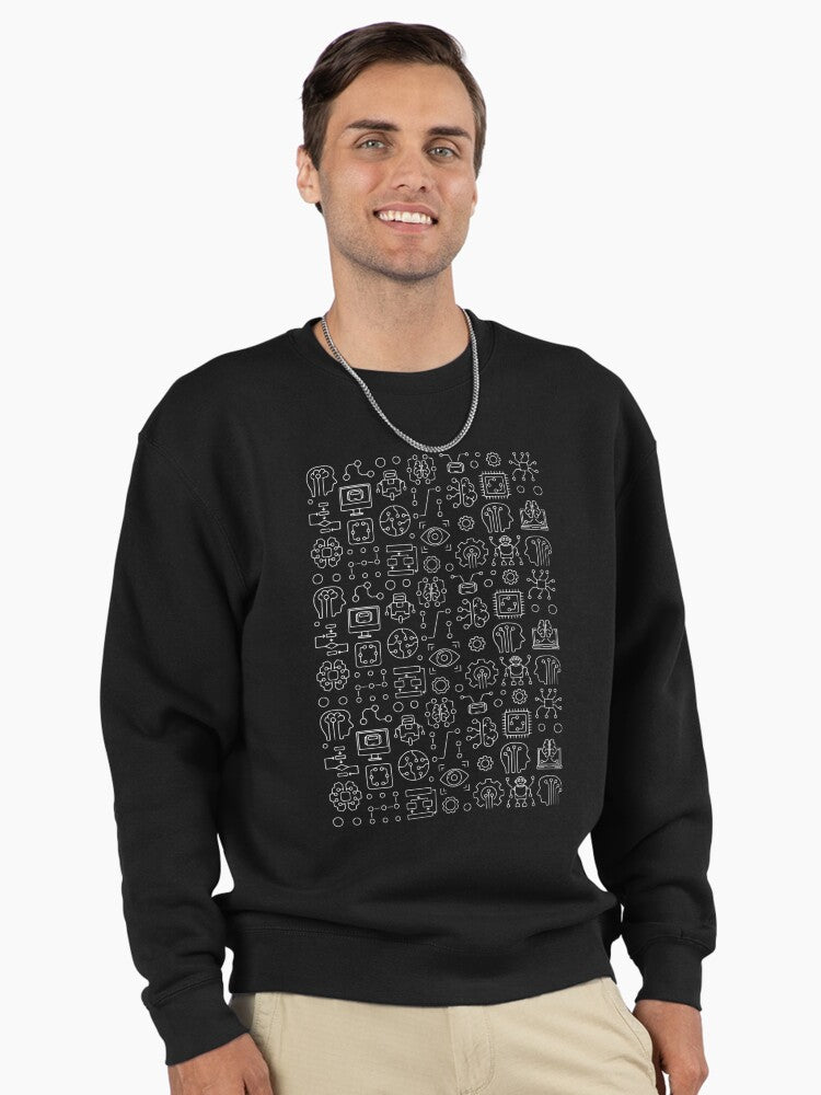 Machine Learning AI Pullover - Data Science Pullover Sweatshirt Black