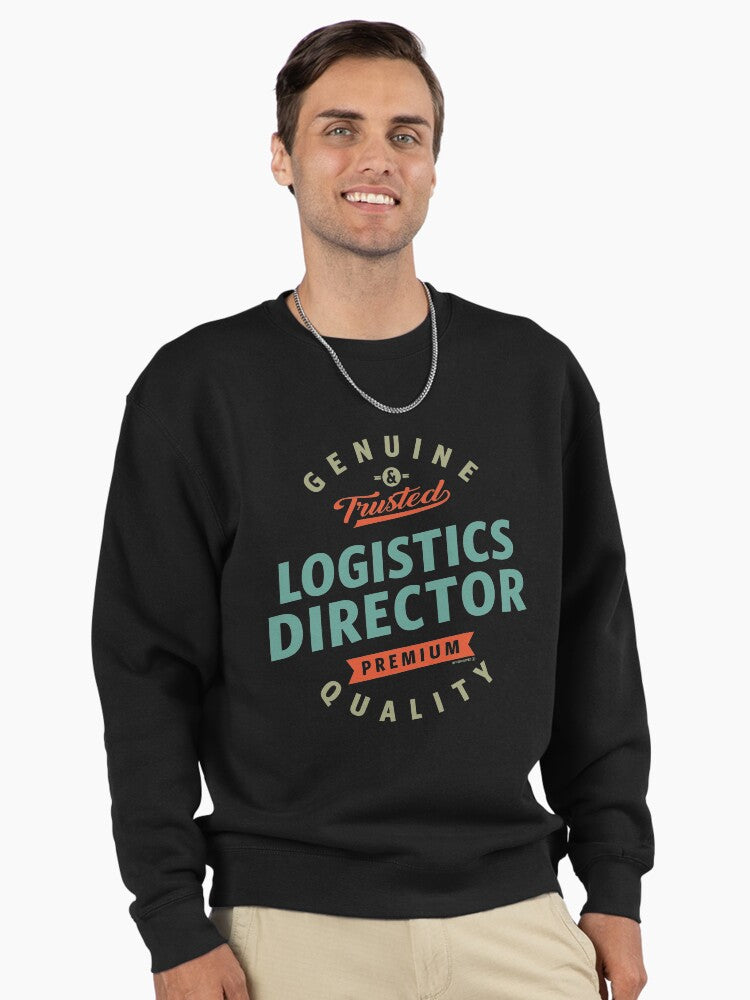 Logistics Director Corporate Leadership Pullover Sweatshirt Black