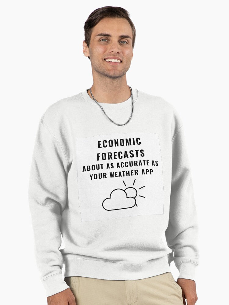 Economic Forecast Design: Perfect Gift for Finance Students White