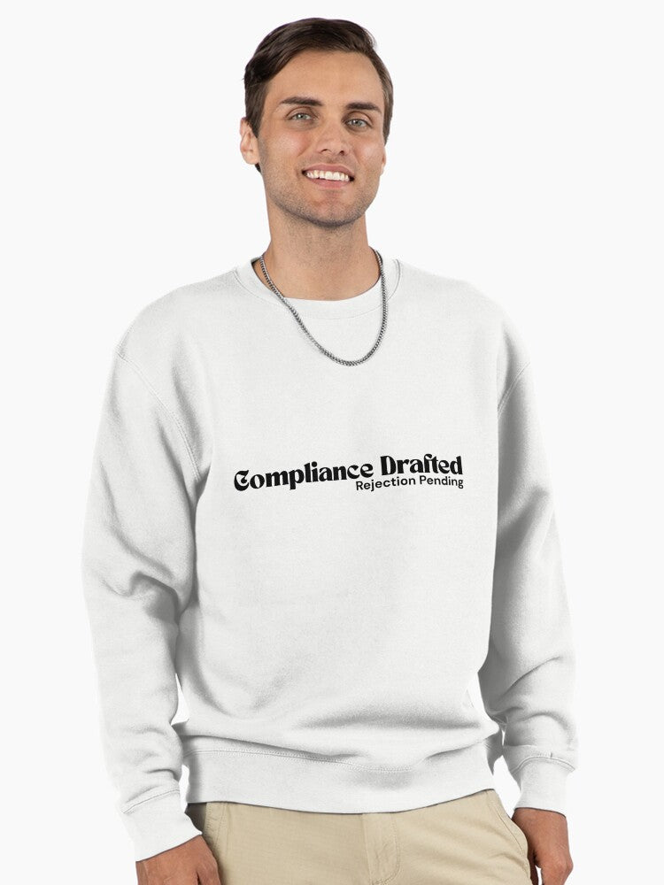 Dark Humor Compliance Drafted: Minimalist Rejection Pending Top White