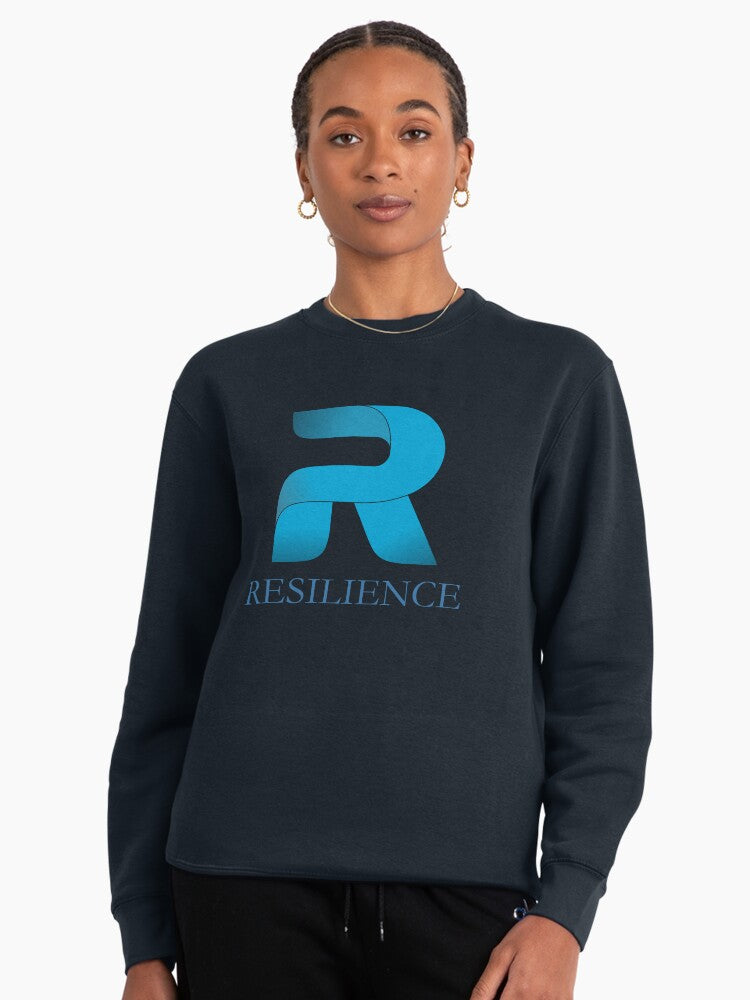 Resilience Strength Pullover - Flourishing Mindset Sweatshirt Dark Blue