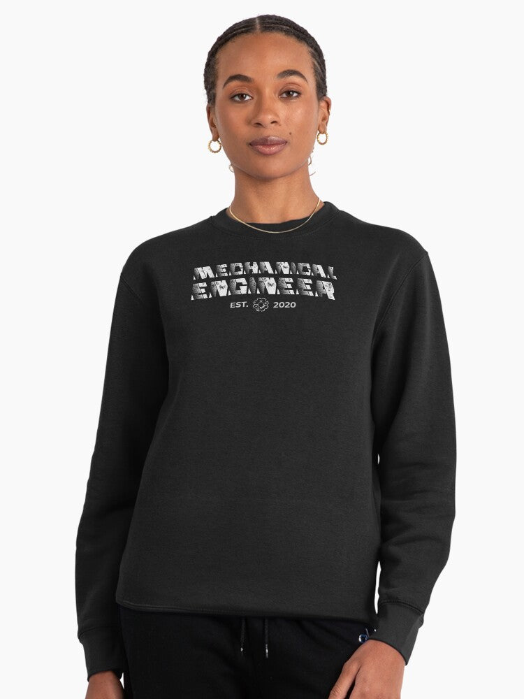 Mechanical Engineering Design Pullover - Industrial Pullover Sweatshirt Black