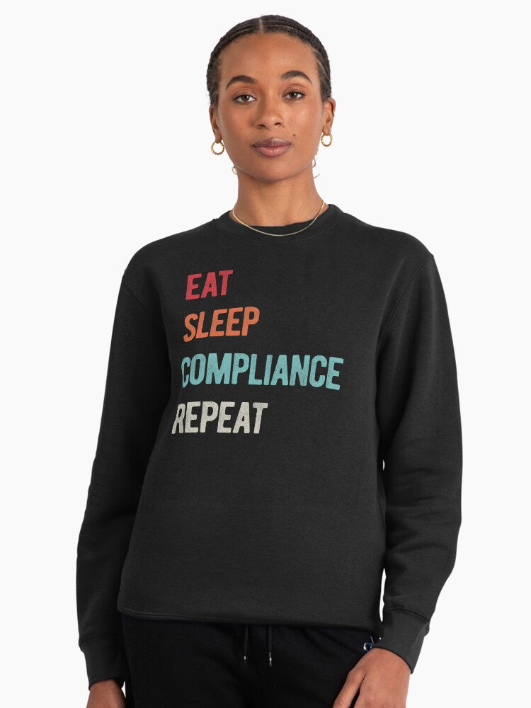 Funny Compliance Manager Top: Witty Regulatory Humor Apparel Black