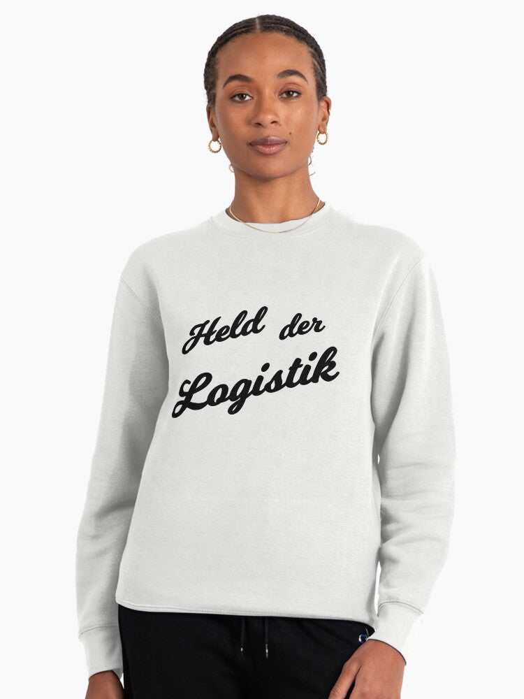 Transport Logistics System Pullover Sweatshirt - Shipping Operations White