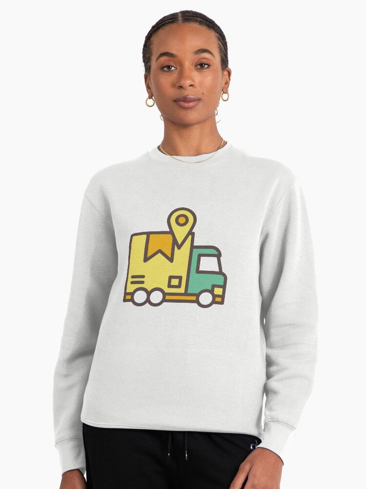 To Deliveries Pullover Sweatshirt - Professional Courier Services White
