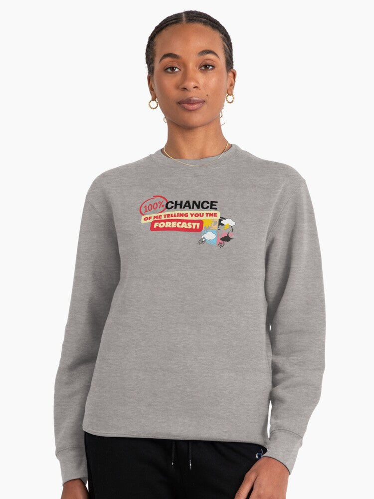 Weather Forecast Sweatshirt: Outdoor Science Professional Top Heather Grey