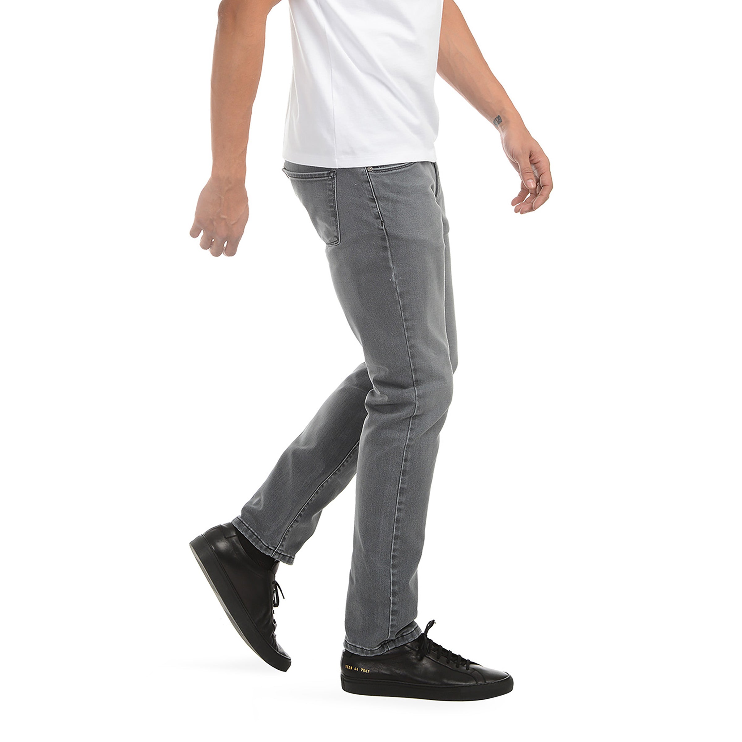 Slim Gray Stretch Jeans