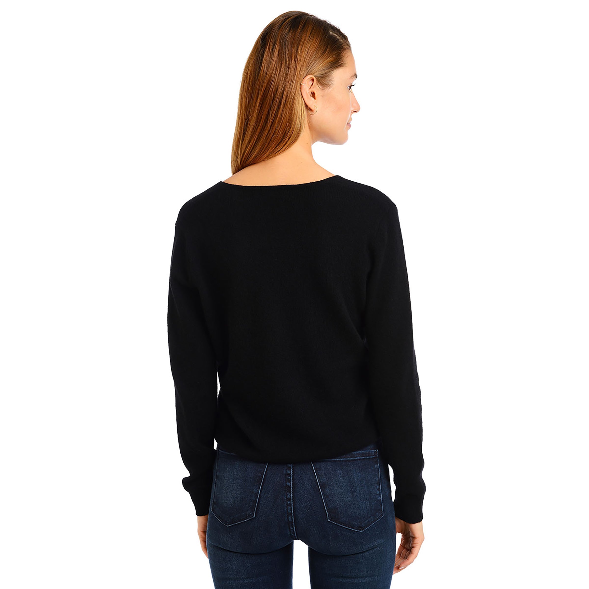 Cashmere V-Neck Willow Sweater