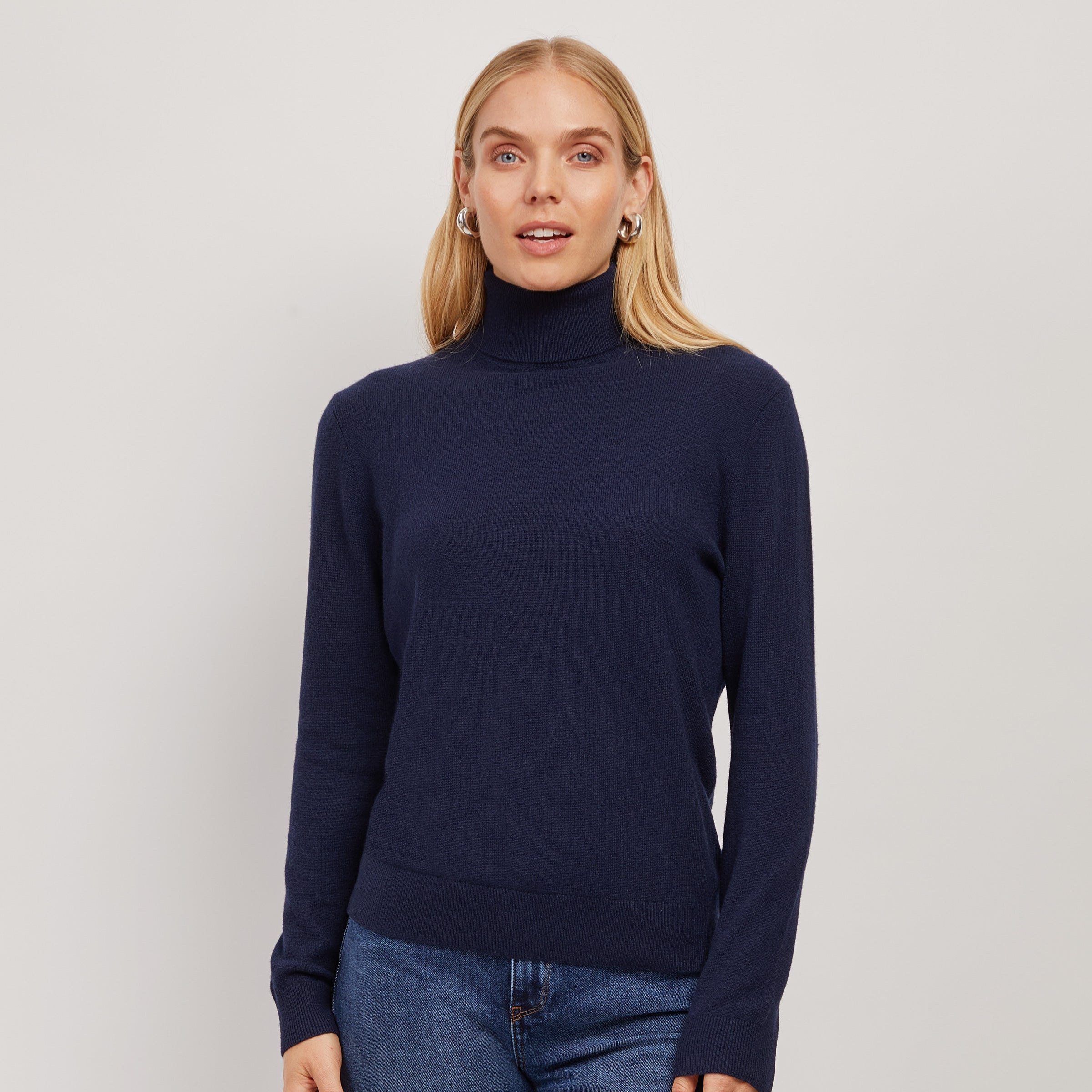 Cashmere Turtleneck Willow Sweater