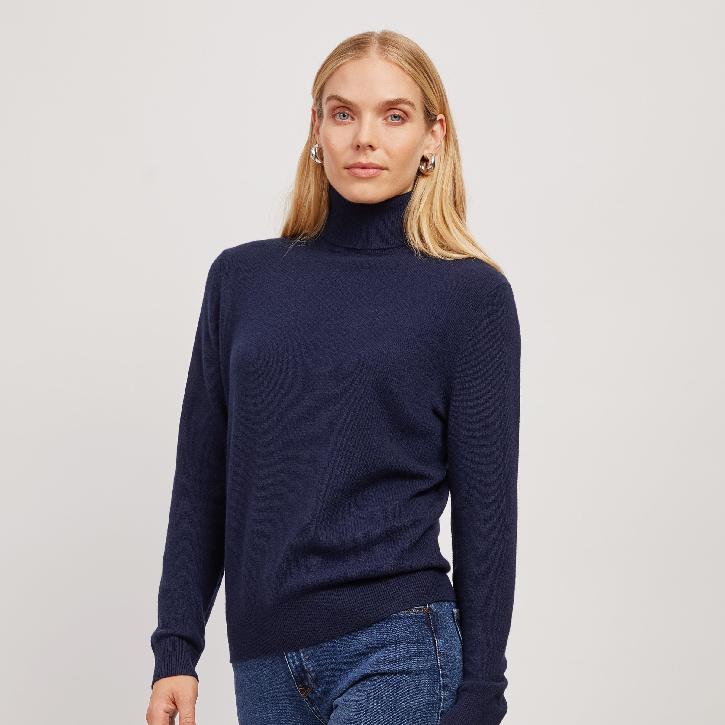 Cashmere Turtleneck Willow Sweater